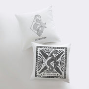 Capricorn Block Print Pillow