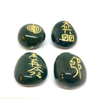Gold Engraved Crystal Reiki Stones