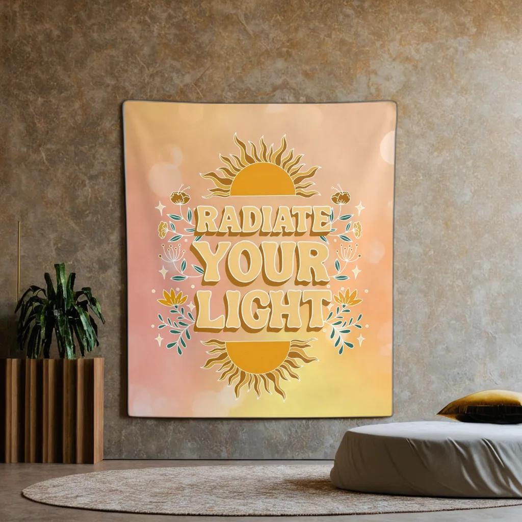 Radiate Your Light Tapestry