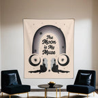 The Moon is My Muse Tapestry