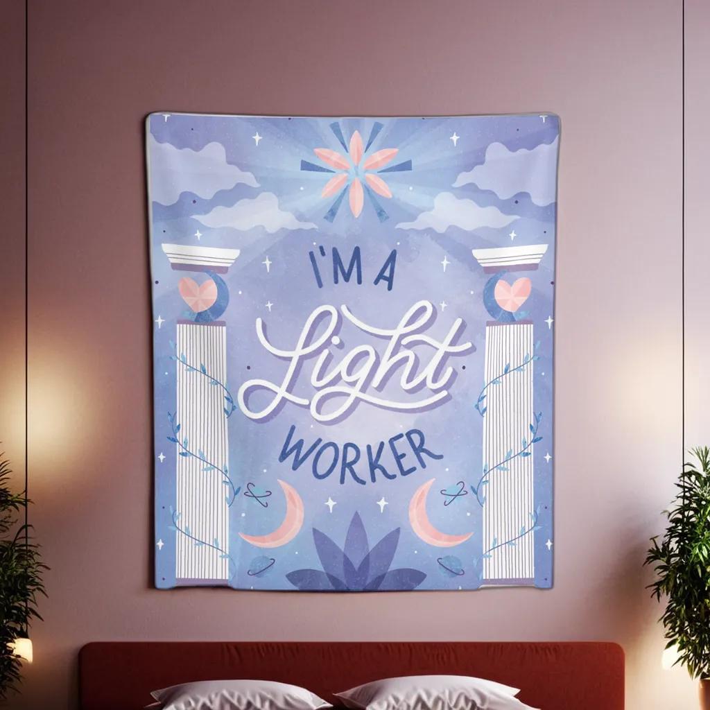 I'm a Light Worker Tapestry