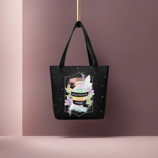 Woman's Tote bag - Eco-friendly - For the Witchy Woman - Always Brewing Magic Tote Bag