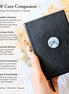 Vegan Leather Diary with Quartz Crystal