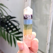 Pastel Rainbow Chakra Wand