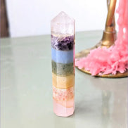 Pastel Rainbow Chakra Wand