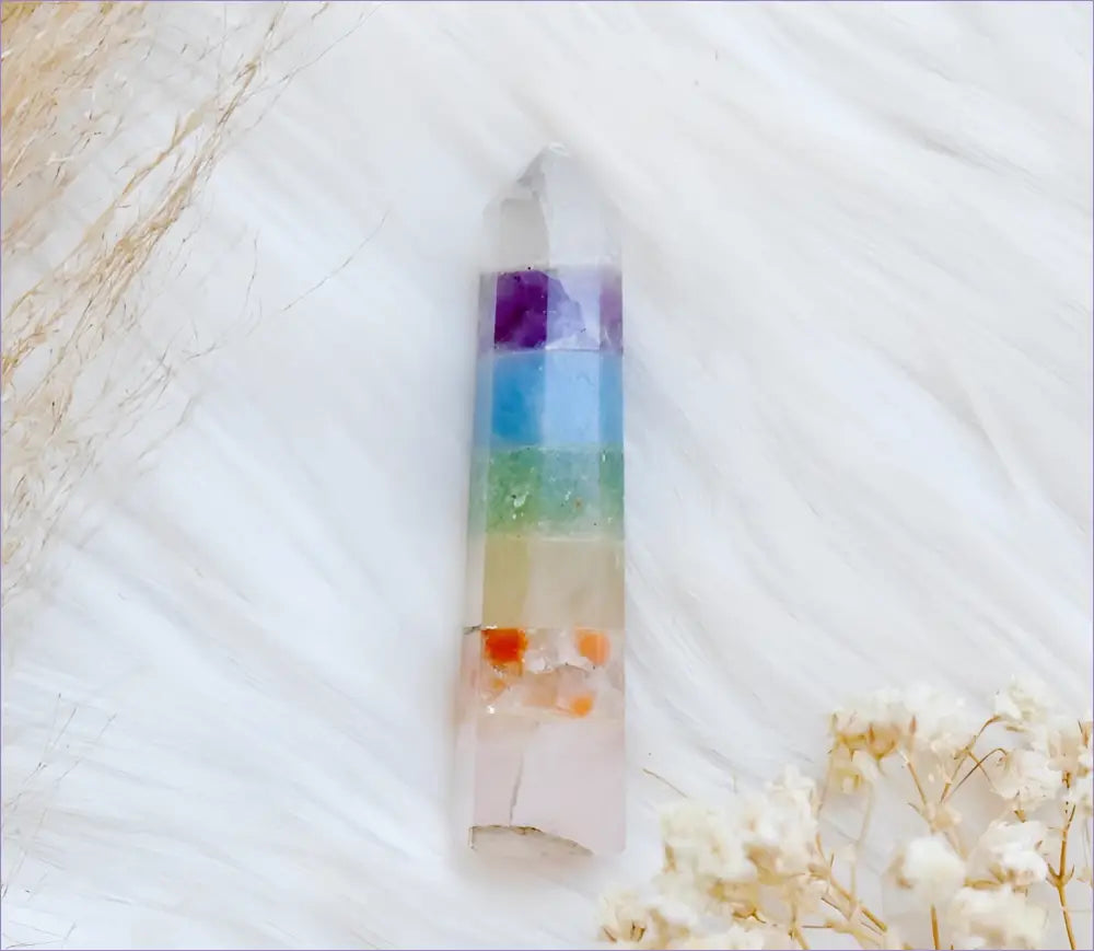 Pastel Rainbow Chakra Wand Goddess Provisions