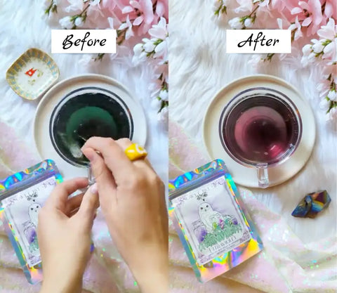 ultraviolet color changing tea