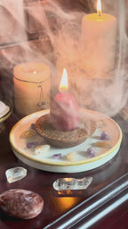 🔥 Phoenix Egg Candle – Ritual Fire for Rebirth, Renewal & Personal Power