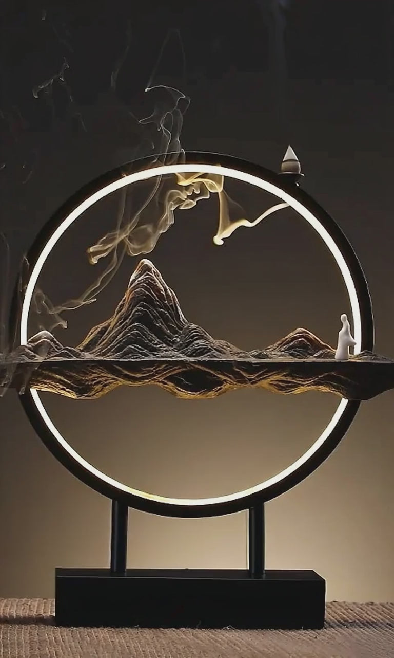 Home Decoration - Landscape Backflow Incense burner / Incense Holder