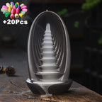 Clay Waterfall Backflow Incense Holder