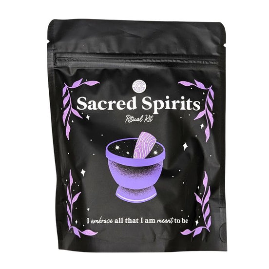 Explore the Sacred Spirits Ritual Kit, featuring tools for herbal essence creation, candle magick, and grounding rituals. Perfect for manifesting intentions. Available at Goddess Provisions.