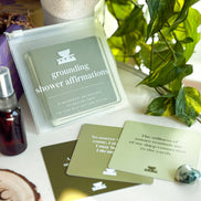 Realign with your inner peace and clear your mind Grounding Shower affirmations