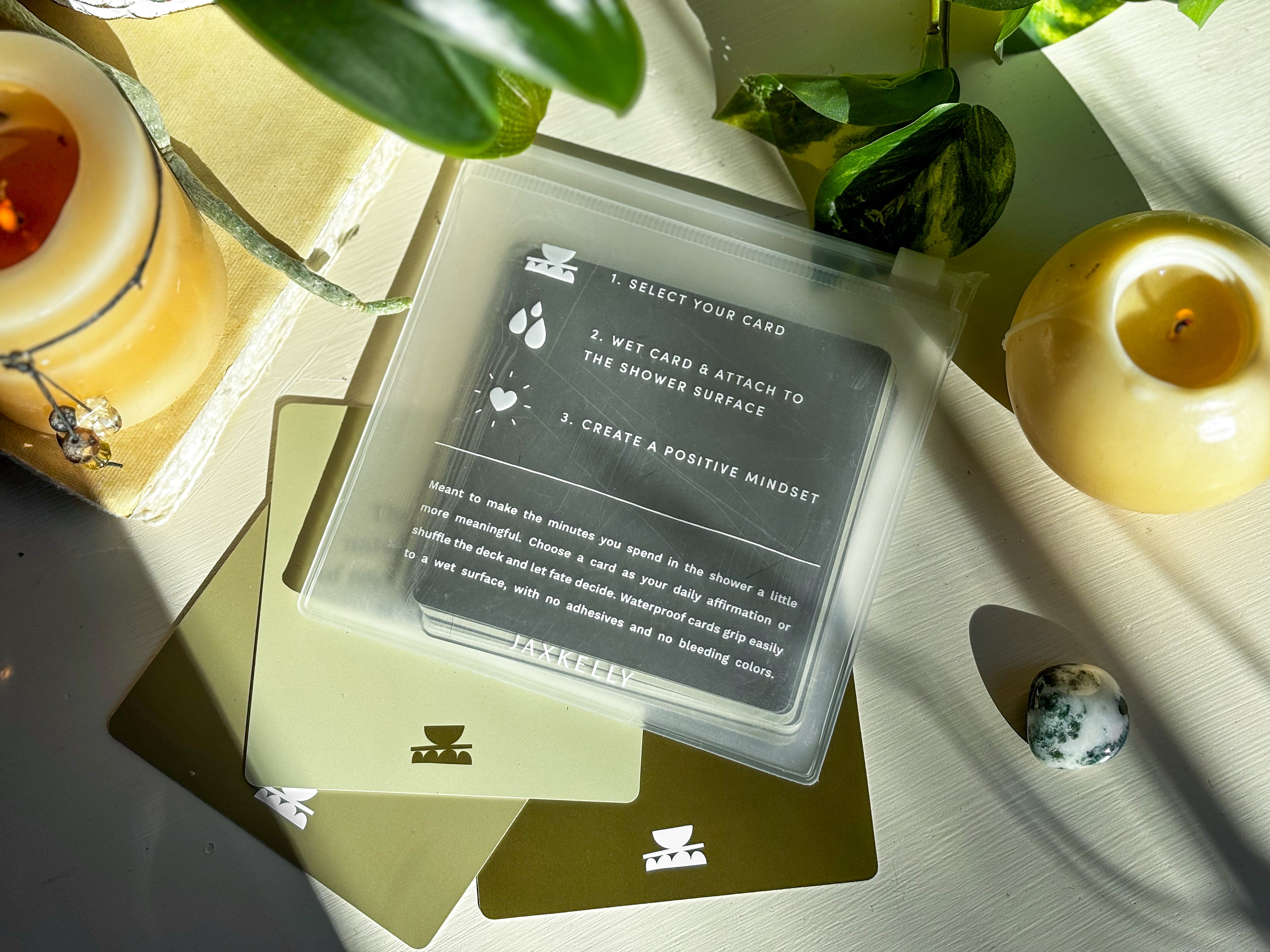 Realign with your inner peace and clear your mind Grounding Shower affirmations