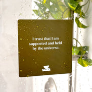 Realign with your inner peace and clear your mind Grounding Shower affirmations