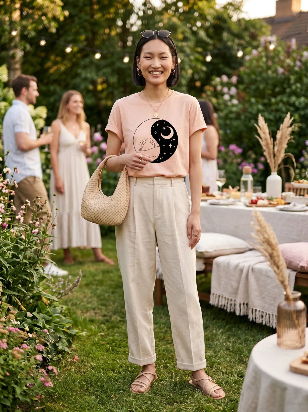 Sun & Moon Yin Yang T-shirt