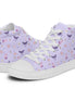 Lavender Crystal Moon Moth Hightop Sneakers
