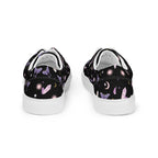 Black Crystal Moon Moth Lace-up Shoes