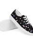 Black Crystal Moon Moth Lace-up Shoes