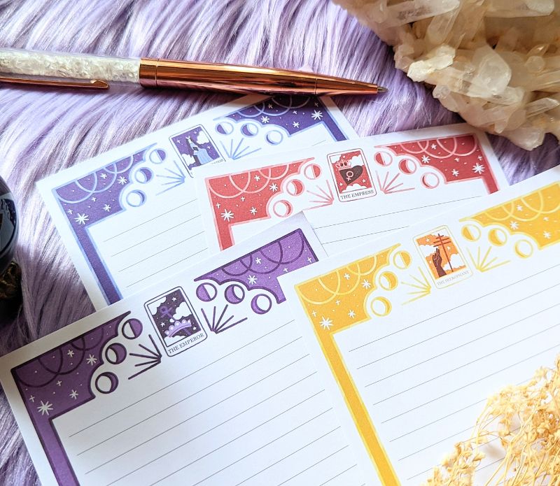Tarot Notepad available at Goddess Provisions