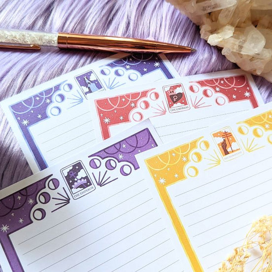 Tarot Notepad available at Goddess Provisions