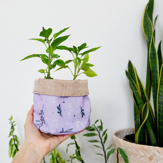 Fabric Plant Pot Holder | Goddess Provisions
