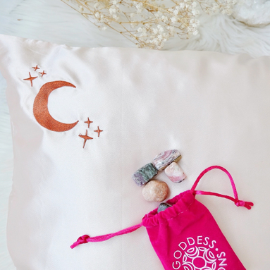 Crystal Dreams Satin Pillow Case Goddess Provisions