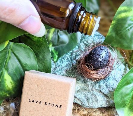 Black Lava Stone Thinking Egg, healing crystal, photo 6