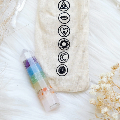 Pastel Rainbow Chakra Wand Goddess Provisions