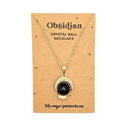 Crystal Ball Necklace available at Goddess Provisions