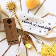 Golden Ray Sun Spoon by Goddess Provisions