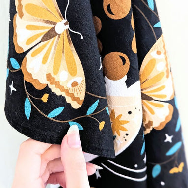 Mystic Nights Tea Towel available at Goddess Provisions