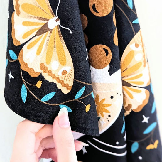 Mystic Nights Tea Towel available at Goddess Provisions