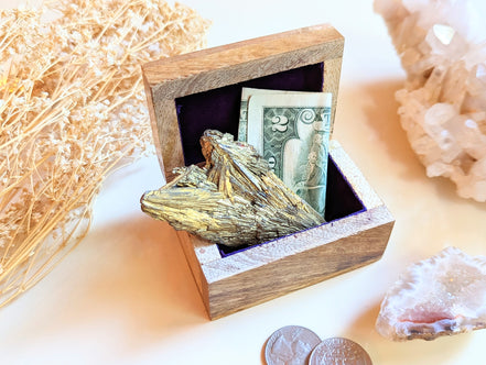 Fairy Fortune Mango Wood Box, spiritual box, photo 8
