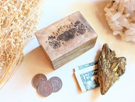 Fairy Fortune Mango Wood Box, spiritual box, photo 7