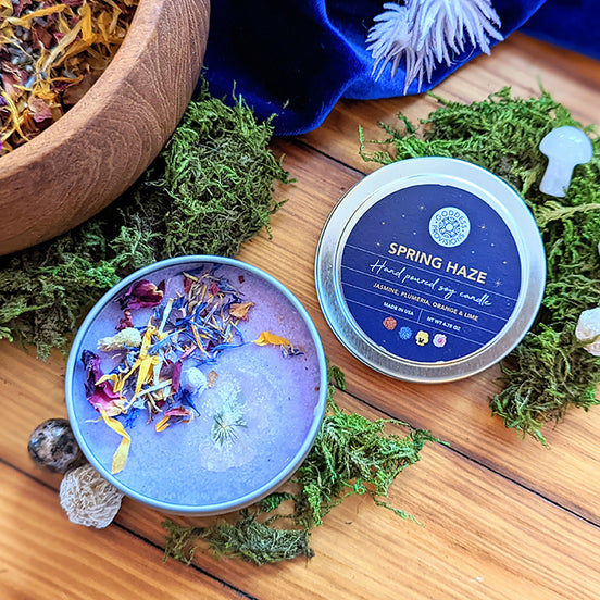Spring Haze Candle by Lilac & Willow at Goddess Provisions