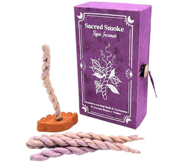 Sacred Smoke Rope Incense by Stupa Incense available at Goddess Provisions