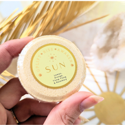 Sun Shower Steamer - Orange - Lemon - Ylang Ylang and Rosemary essential oil by Atma Botânica available at Goddess Provisions