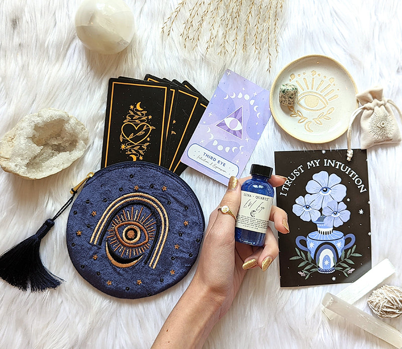 Third Eye Open Box with velvet background by Goddess Provisions