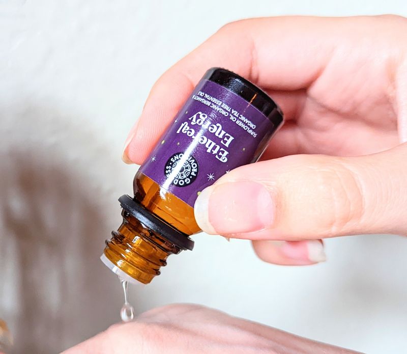 Elevate your spiritual practice with the portable Travel Ritual Kit. Includes brass tongs, glass vial, Smoky Quartz, and essential oil blend for on-the-go rituals. Available at Goddess Provisions.