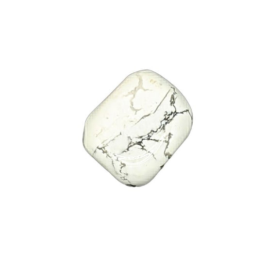 Experience tranquility with the tumbled White Howlite. This soothing crystal supports emotional balance, patience, and spiritual growth, perfect for meditation and healing rituals. Available at Goddess Provisions.