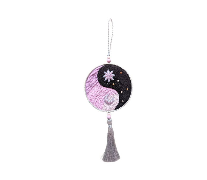 The Yin Yang Decorative Hanger is perfect for bedroom doors, drawer handles, or as wall decor. Available at Goddess Provisions