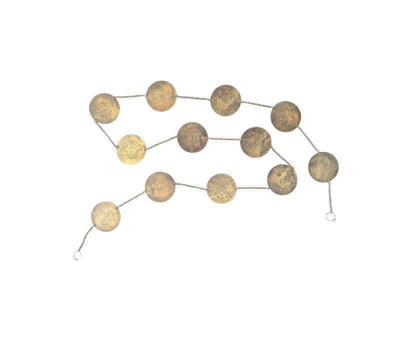 Discover the Zodiac Archetypes Wall Hanging, a celestial brass design showcasing all 12 zodiac signs. Perfect for altars, meditation spaces, or home decor, this astrology-inspired piece enhances your sacred space with star-guided wisdom. Available at Goddess Provisions