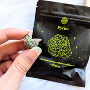 Attract abundance with the Money Magick Ritual Kit. Includes herbs, pyrite, and instructions for creating money bowls, jars, or prosperity rituals with Pyrite. Available at Goddess Provisions.