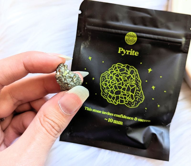 Attract abundance with the Money Magick Ritual Kit. Includes herbs, pyrite, and instructions for creating money bowls, jars, or prosperity rituals with Pyrite. Available at Goddess Provisions.