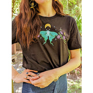 Lunar Moth Organic Unisex T-Shirt by Goddess Provisions