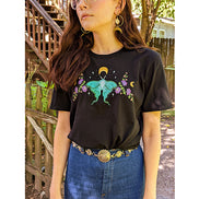 Lunar Moth Organic Unisex T-Shirt by Goddess Provisions